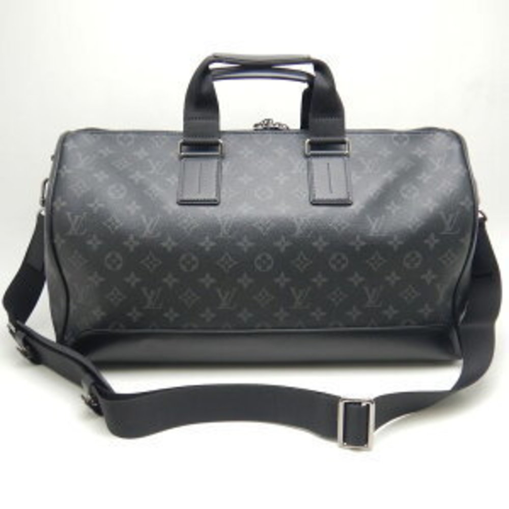 Louis Vuitton Monogram Eclipse Keepall Voyage Bag… - image 1